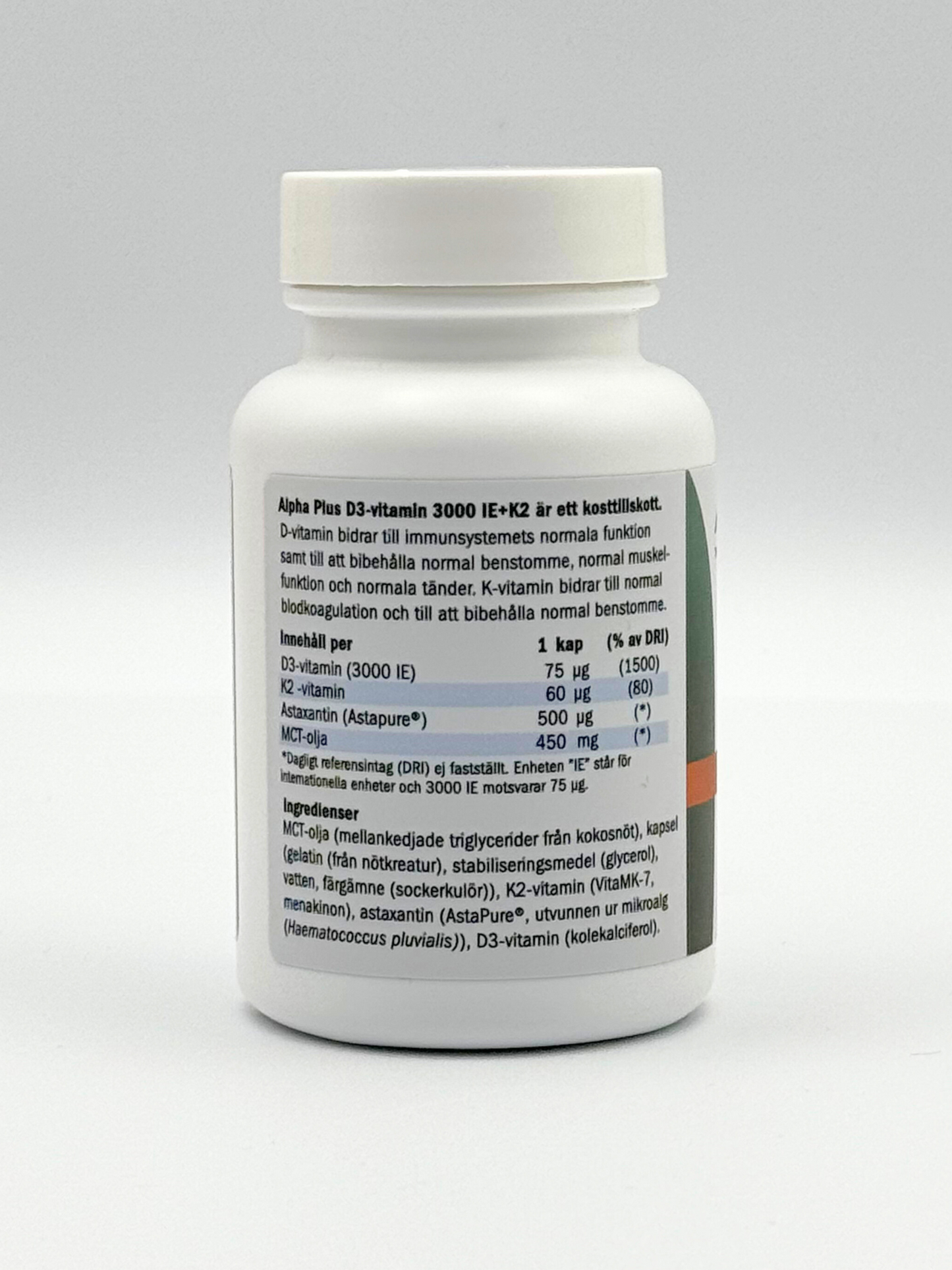 D3-Vitamin 3000 IE + K2 - Alpha Plus