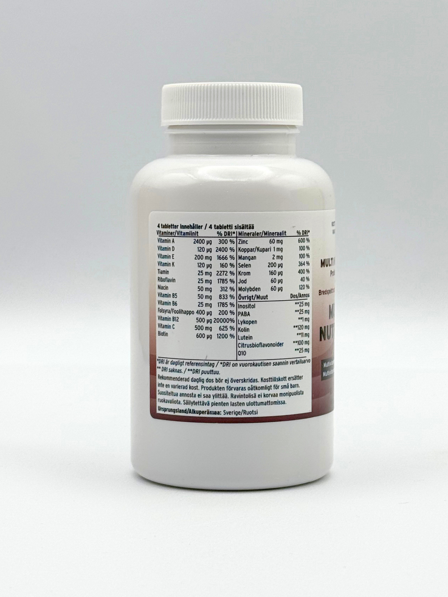 Bredspektrum Multi Nutrient Vitamincomplex
