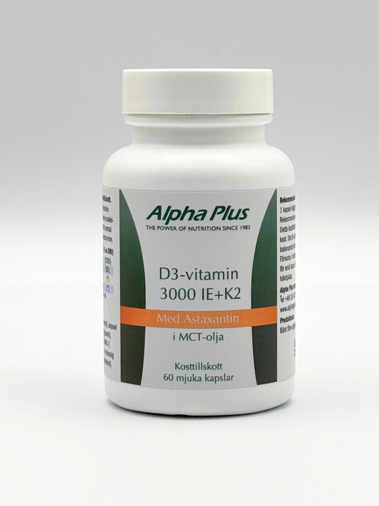 D-vitamin D3K2 – immunsystemet och benstommen behöver D-vitamin vintertid